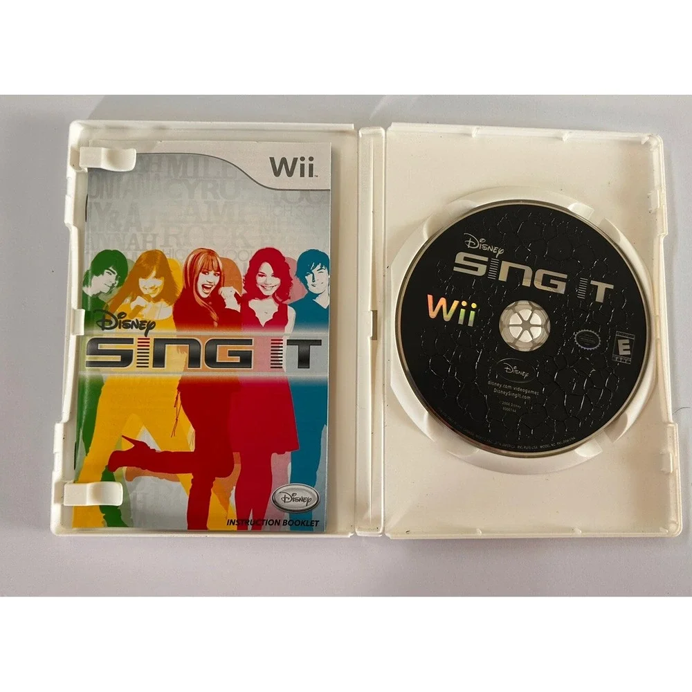Nintendo Wii Disney Sing It Disc Game, E For‎ Everyone